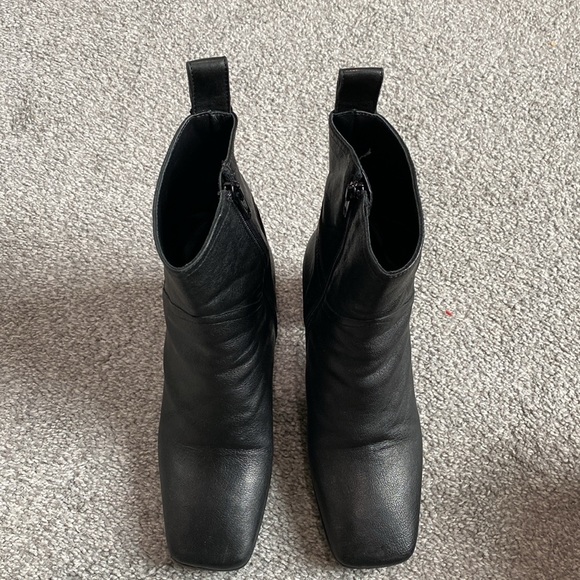 Napoleoni Black Leather Boots - Picture 6 of 9